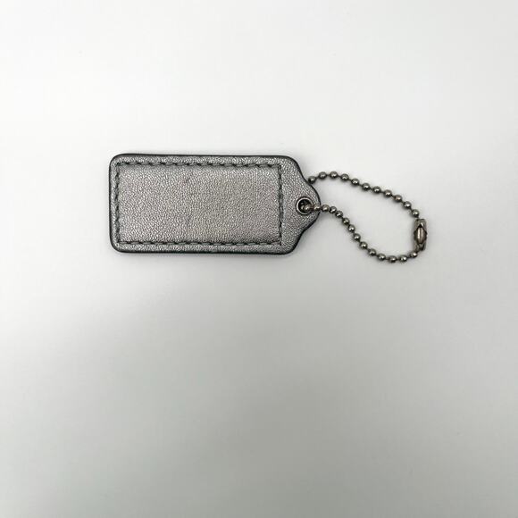 COACH Hangtag, Silver Gray Sheen - Picture 2 of 2
